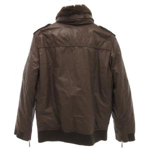 BURBERRY BLACK LABEL ダウンジャケット ラビットファー L ブラウン