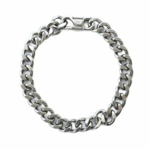 D&G ブレスレット アクセサリー バングル ロゴ チェーン シルバー色 GY18 /MQ