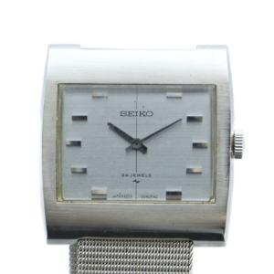 ジャンク品 シャリオ 腕時計 ウォッチ 手巻き スクエア 24石 シルバー色 2559-3010 GY18