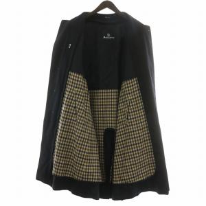 Aquascutum ステンカラー コート クラブチェック ライナー付き 36