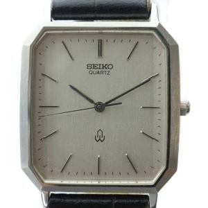 ジャンク品 シャリオット CHARIOT 腕時計 ウォッチ クォーツ レザーベルト スクエア シルバー色