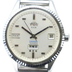 AAA SWIMMER 腕時計 自動巻き カレンダー付き デイデイト スリースター
