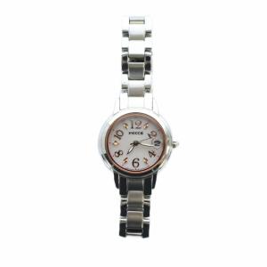 CITIZEN ウィッカ wicca 腕時計 ウォッチ ソーラー ロゴ カレンダー付き シルバー色 H0F8-R005235