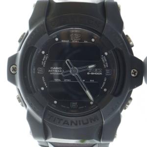 ジャンク品 Gショック GIEZ TITANIUM GS-300 ジーズ チタニウム アナデジ 腕時計