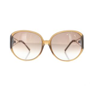 GG サングラス めがね 眼鏡 ビッグフレーム  ロゴ グラデーション 6215-120 茶 ブラウン