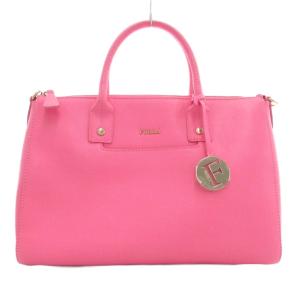 リンダ ハンドバッグ ショルダー 2WAY 本革 レザー ピンク /UO GY18