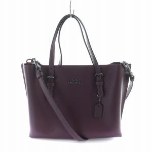 ハンドバッグ ショルダー 2WAY トート レザー ロゴ 紫 G2223 C4084 GY18 /MQ