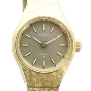 腕時計 ウォッチ 手巻き ロゴ グレー文字盤 ゴールド色 17-0870 GY18 /MQ