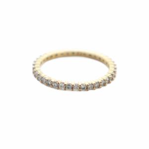 Vittore 指輪 リング アクセサリー ラインストーン クリスタル 52 10号 ゴールド色 GY18