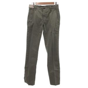 タグ付き ワークパンツ スラックス SLIM FIT 色落ち加工 28 グレー 10S100 90664