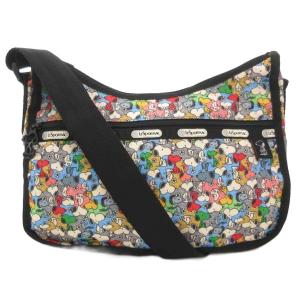 ピーナッツ 美品 ショルダーバッグ ロゴ スヌーピー 総柄 マルチカラー /AE GY18