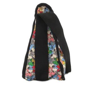 LesportSAC ピーナッツ 美品 ショルダーバッグ ロゴ スヌーピー 総柄 マルチカラー /AE GY18