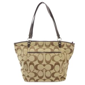 COACH F14658 トートバッグ シグネチャー キャンバス ベージュ /AE GY18