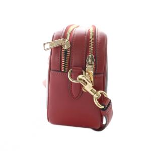 COACH ショルダーバッグ 斜めがけ PVC レザー シグネチャー ロゴ 赤 レッド 茶 ブラウン 68168 GY18