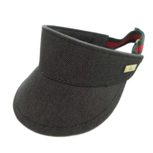 サンバイザー シェリーライン デニム S グレー系 /UO GY