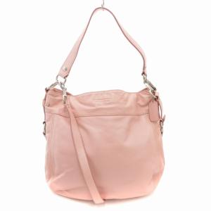 トートバッグ ショルダー 2WAY レザー ピンク /AE GY18