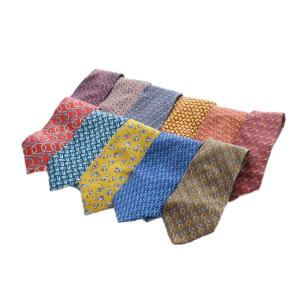 ネクタイ 11本 まとめ レギュラータイ 総柄 ロゴ 絹 シルク マルチカラー GY18 /MQ OH