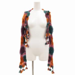 モヘアカーディガン ボレロ XS マルチカラー