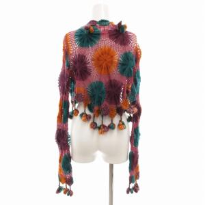 GALLIANO モヘアカーディガン ボレロ XS マルチカラー