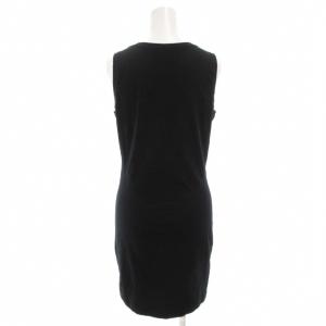 MOSCHINO CHEAP AND CHIC タンクトップ カットソー CIAO刺繍 ロゴ 40 黒 ブラック /GV GY1