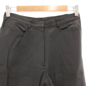 Jean Paul GAULTIER FEMME コーティングパンツ ストレート ジップフライ 40 グレー /GV GY18