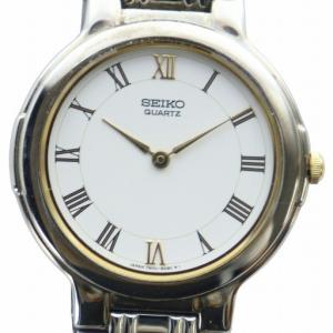 腕時計 ウォッチ クォーツ 白文字盤 ロゴ ローマン シルバー色 7N00-6A40 GY11 /MQ