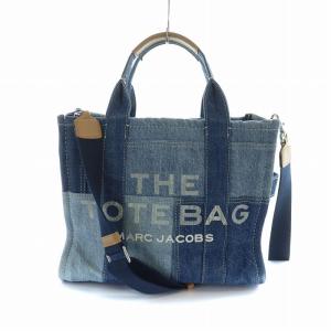 ザ デニム トート バッグ ミディアム ショルダーバッグ 2WAY ハンド デニム ロゴ 青 ブルー H017M06FA21