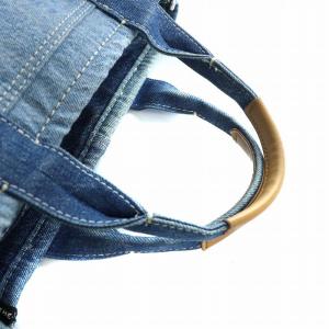 MARC JACOBS ザ デニム トート バッグ ミディアム ショルダーバッグ 2WAY ハンド デニム ロゴ 青 ブルー H017M06FA21
