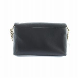 COACH タグ付き ショルダーバッグ クロスボディ レザー ゴールドチェーン ロゴ 黒 ブラック 53083 GY18