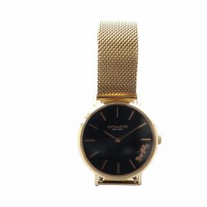 COACH 腕時計 ウォッチ クォーツ ロゴ 黒文字盤 ゴールド色 CA.120.7.34.1748 GY11 /MQ