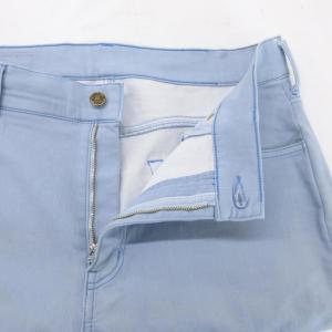 SINA COVA SINACOVA ストレッチパンツ 刺繍 ストレートシルエット 92 ライトブルー /JS GY18