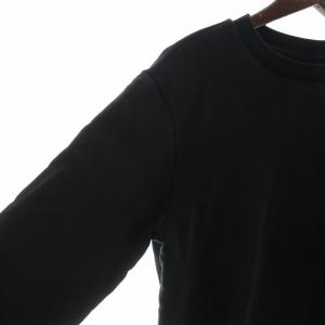MONCLER 23AW スウェット トレーナー 裏起毛 長袖 ロゴ S 黒 ブラック I20918G00067 GY18
