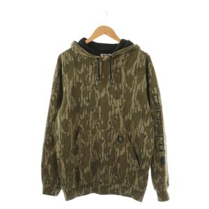 TS5458-M LOOSE FIT MIDWEIGHT CAMO SLEEVE GRAPHIC SWEATSHIRT