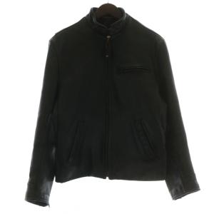 SCREAMIN EAGLE CLUB ライダース レザージャケット 革ジャン アウター 中綿 シングル