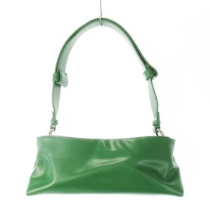 ハンドバッグ ワンショルダー レザー 革 2ルーム 緑 グリーン /CK7 GY18