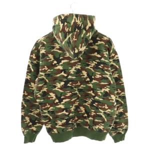 Champion パーカー スウェット カモフラ プルオーバー XL カーキ