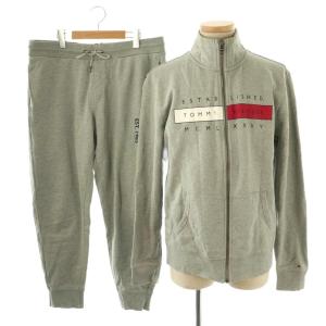 セットアップ 上下 スウェット ジャケット ブルゾン パンツ テーパード ロゴ XL グレー /NR GY18