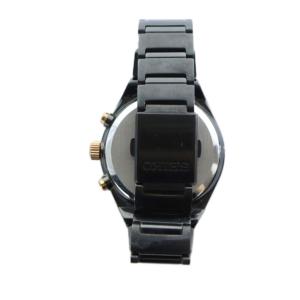 SEIKO 腕時計 ソーラー クロノグラフ デイト カレンダー付き 黒文字盤 ブラック V195-0AE0