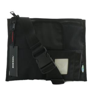 ショルダーバッグ クロスボディ ナイロン ロゴ 黒 ブラック X08040 /XZ OH GY18