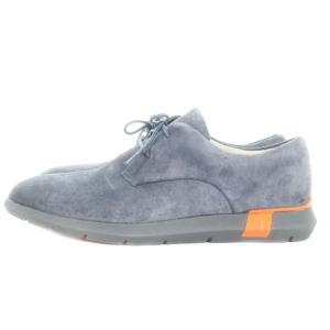Javan Walk レースアップシューズ スエード 7 25.5cm グレー オレンジ /AH23 GY18