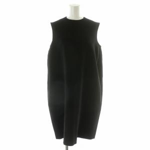 ワンピース ひざ丈 ノースリーブ F 黒 ブラック YCD-423-907 /MP GY17