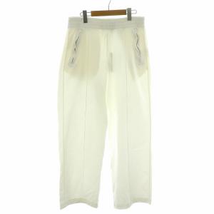 スウェット パンツ ワイド フルレングス ストレート S 白 ホワイト FN-MN-TROU000602-BK0428