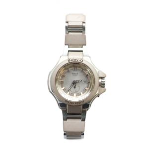 CASIO ベビージー Baby-G 腕時計 ウォッチ ソーラー カレンダー付き シルバー色 ピンク BGA-1300