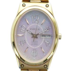 ウィッカ wicca 腕時計 ウォッチ ソーラー カレンダー付き ゴールド色 E001-S027136