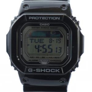 G-LIDE 腕時計 ウォッチ クォーツ デジタル ロゴ デイト カレンダー付き 黒 ブラック GLX-5600