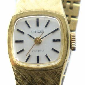 腕時計 ウォッチ 手巻き 白文字盤 ロゴ 21石 ゴールド色 4-681088 GY11 /MQ