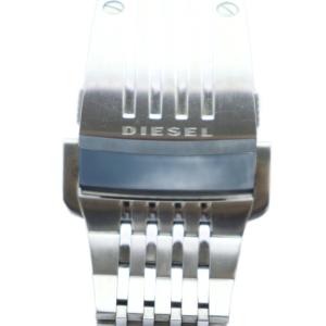 ジャンク品 DZ-7080 鉄火面モデル 腕時計 ウォッチ クォーツ デジタル シルバーカラー 銀色 /MQ