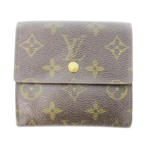 LOUIS VUITTON 二つ折り財布 ウォレット 小銭入れあり PVC レザー 革 モノグラム 茶 ブラウン /CK30 GY11