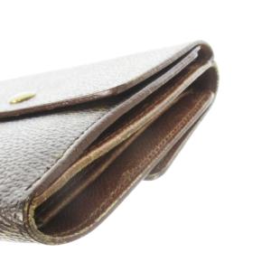 LOUIS VUITTON 二つ折り財布 ウォレット 小銭入れあり PVC レザー 革 モノグラム 茶 ブラウン /CK30 GY11