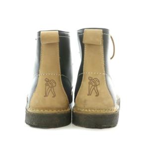 Clarks ST KILDA PARKブーツ ワークブーツ レザー 皮革 クレープソール イエローステッチ 9G 27.5cm